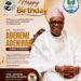IBSWLG Chairman Akande Celebrates Dr. Nureni Adeniran at 64, Praises His Decades of Service and Impact