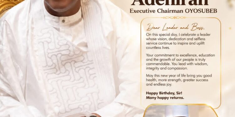 Dr. Akin Fagbemi Hails Educationist Dr. Nureni Adeniran on 64th Birthday