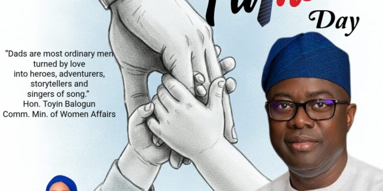 FATHER’S DAY 2026: OYO COMMISSIONER; BALOGUN CELEBRATES FATHERS AS THE BEDROCK OF STRONG FAMILIES AND A STABLE SOCIETY*