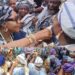 [VIDEOS] Cheers At Mapo Hall As Aduke and Abeo Resolve Long-Standing Iyaloja Dispute