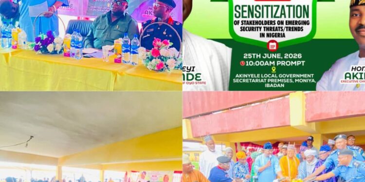 *Akinyele Council Boss, Hon. Akinwole Akinleye Hosts Stakeholders’ Security Summit, Distributes Patrol Motorcycles, Unveils Bold Resolutions to Strengthen Security Architecture*