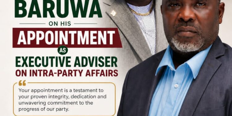 BGI Congratulates Hon. Abiodun Baruwa on Appointment, Says It’s a Deserving Honour