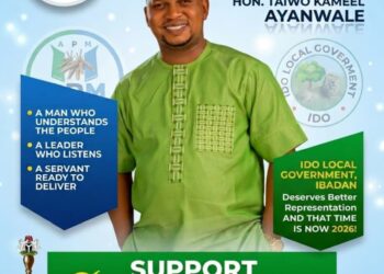 LG ELECTION: HON. AYANWALE TAIWO KAMEEL DECLARES INTENTION TO CONTEST FOR IDO LOCAL GOVERNMENT CHAIRMANSHIP