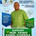 LG ELECTION: HON. AYANWALE TAIWO KAMEEL DECLARES INTENTION TO CONTEST FOR IDO LOCAL GOVERNMENT CHAIRMANSHIP
