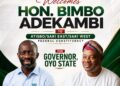 Oyo Commissioner, Hon. Barr. Ayobami Ojo, Welcomes Hon. Bimbo Adekanmbi to Atisbo/Saki East/Saki West Federal Constituency