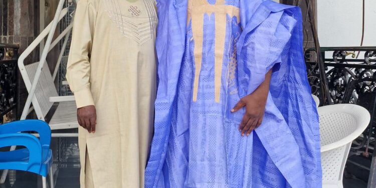 Giwa Adini of Oyo State, Engr. Muftau Open Salawu, Congratulates Alhaji (Dr.) Dawud Makanjuola Akinola De-Damak on His Birthday