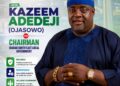 Hon Adedeji Kazeem Ojasowo Solicits Support for Ibadan South East LG Chairmanship, Vows Development and All-Inclusive Leadership