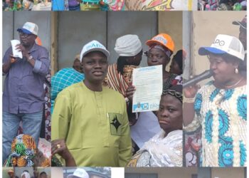LG ELECTION IBSWLG: Hon. Adeniji Oladapo Samuel Declares Councilorship Bid, Donates ₦150,000 and Food Items to Ward 09 Residents