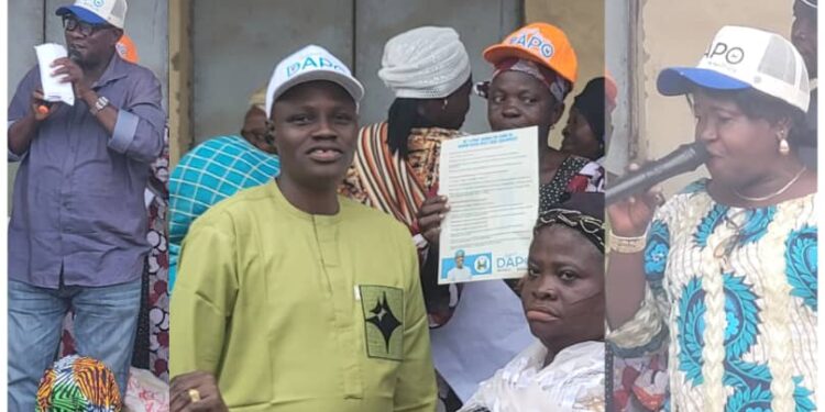 LG ELECTION IBSWLG: Hon. Adeniji Oladapo Samuel Declares Councilorship Bid, Donates ₦150,000 and Food Items to Ward 09 Residents