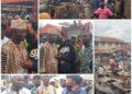 IBSWLG Chairman, Hon. Kehinde Akande, Visits Bode Market Fire Scene, Sympathises with Herbs Sellers, Pledges Government Support