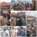 IBSWLG Chairman, Hon. Kehinde Akande, Visits Bode Market Fire Scene, Sympathises with Herbs Sellers, Pledges Government Support