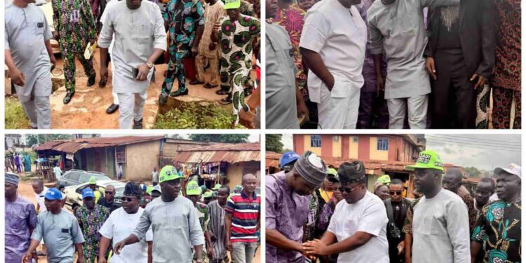 *APM Senatorial Candidate, Ajadi, Police Authority Inspect Hon Waheed Akintayo’s Ongoing Police Station Project In Oluyole*