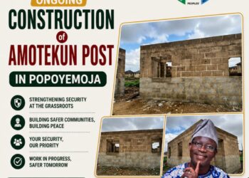 Crime Fight Intensifies in Ibadan South West as Akande Commence Construction of Amotekun New Post