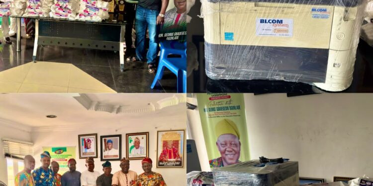 Ogunlade Distributes Photocopy Machines, Educational Materials to OYOSUBEB and TESCOM, Reaffirms Commitment to Quality Education