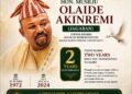 Two Years Rememberance: Ibadan North LG Chairman, Olufade, Honours Late Rep Musiliu Olaide Akinremi (Jagaban), Hails Legacy Of Inclusive Representation