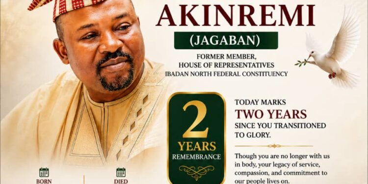Two Years Rememberance: Ibadan North LG Chairman, Olufade, Honours Late Rep Musiliu Olaide Akinremi (Jagaban), Hails Legacy Of Inclusive Representation