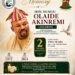 Two Years Rememberance: Ibadan North LG Chairman, Olufade, Honours Late Rep Musiliu Olaide Akinremi (Jagaban), Hails Legacy Of Inclusive Representation