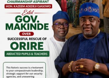 Hon. Kazeem Adedeji Ojasowo Applauds Gov. Seyi Makinde Over Successful Rescue of Orire Abducted Pupils and Teachers