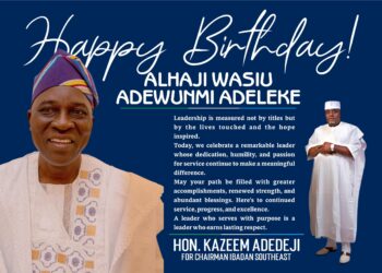 IBSELG Chairmanship Aspirant, Hon. Kazeem Adedeji Ojasowo Celebrates Alhaji Wasiu Adeleke, Describes Him as Leader Per Excellence and Visionary Statesman