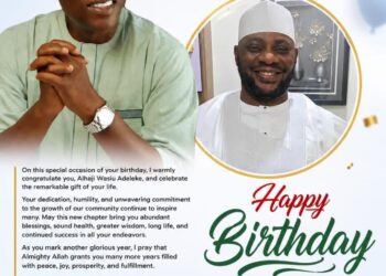Celebrating an Icon: Dr. Akin Fagbemi Celebrates Alhaji Wasiu Adeleke on His Birthday