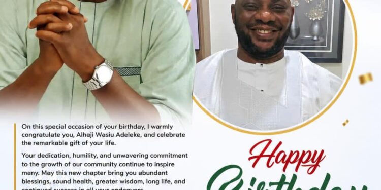 Celebrating an Icon: Dr. Akin Fagbemi Celebrates Alhaji Wasiu Adeleke on His Birthday