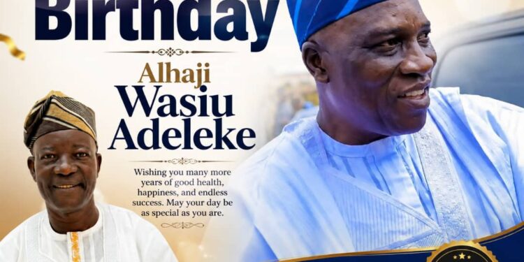 IBSWLG Chairman, Akande Celebrates Alhaji Wasiu Adeleke, Describes Him As Political Reference Point