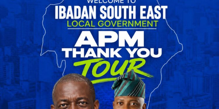 IBSELG Chairmanship Aspirant, Hon. Teslim Ogundeji Welcomes APM Governorship Candidate, Hon. Abimbola Adekanmbi, to Ibadan South East