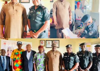 *Securing Akinyele: Council Boss, Hon Wole Akinleye Receives Railway Southwest Police Command Chief*