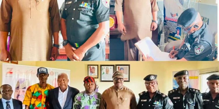 *Securing Akinyele: Council Boss, Hon Wole Akinleye Receives Railway Southwest Police Command Chief*