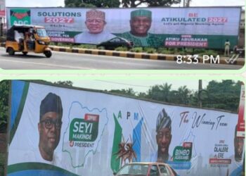 ADC Raises Alarm Over Illegal Removal Of Governorship Candidate Billboard, Adegoke, Replaces It With APM Candidate In Ibadan