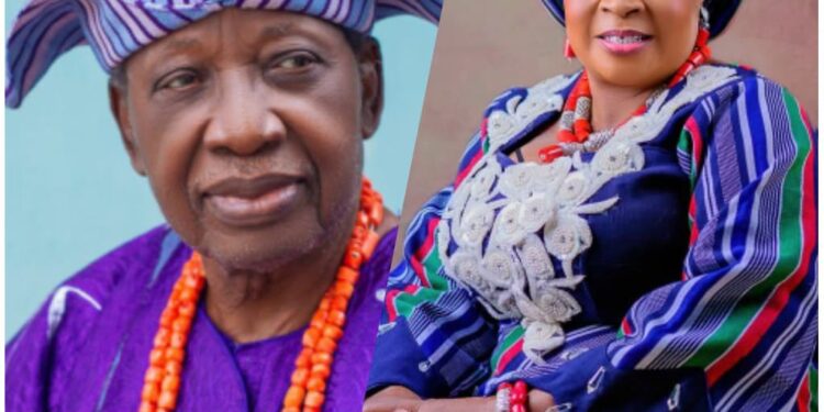 OGBOMOSO NORTH COUNCIL SECRETARY, HON. BOLANLE OLANIYI (OMOOSEPARO),  CELEBRATES CHIEF DR. SAKA ADEGBITE BALOGUN AT 90