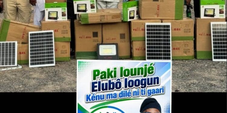 KSA Unveils 50 Solar Floodlights Initiative, Reaffirms Commitment to Grassroots Development in Ido/Ibarapa East