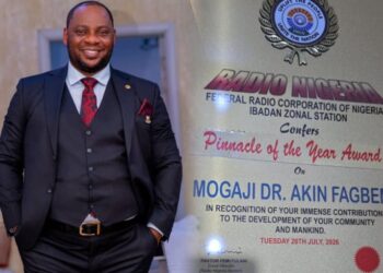 Radio Nigeria Honours Akin Fagbemi With Pinnacle Performer Of The Year Award   …As APM candidate pledges continued commitment to grassroots development and quality representation