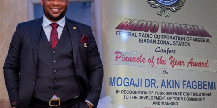 Radio Nigeria Honours Akin Fagbemi With Pinnacle Performer Of The Year Award   …As APM candidate pledges continued commitment to grassroots development and quality representation