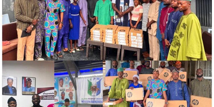 BREAKING: Odidiomo Donates 20 Laptops to 3rd Oyo Youth Parliament, Reaffirms Commitment to Youth Leadership
