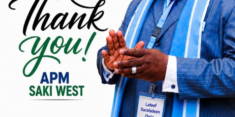 APM Stakeholders Celebrate Emergence of Onijo as Party’s Flagbearer for Saki West