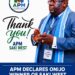 APM Stakeholders Celebrate Emergence of Onijo as Party’s Flagbearer for Saki West