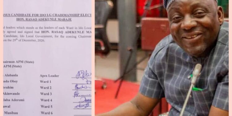 Breaking: Mabaje Emerges APM Chairmanship Candidate for Ido Local Government