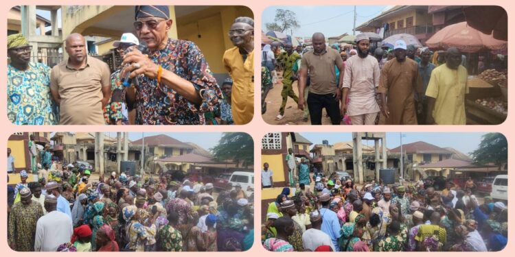 PHOTOS: Celebrations Erupt in Ibadan South West as APM Candidates Akanbi and Bello Visit Arole Iba Oluyole, Appreciate Gov. Makinde’s Efforts
