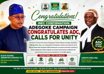 Oyo 2027: ADC Confirms Adegoke, Adeniyi Ticket As Names Hit INEC Portal