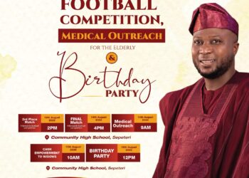 *Oyo Lawmaker, Wale Canada, To Mark Birthday With Football Competition, Medical Outreach, Cash Donation To Widows on August 14/15*
