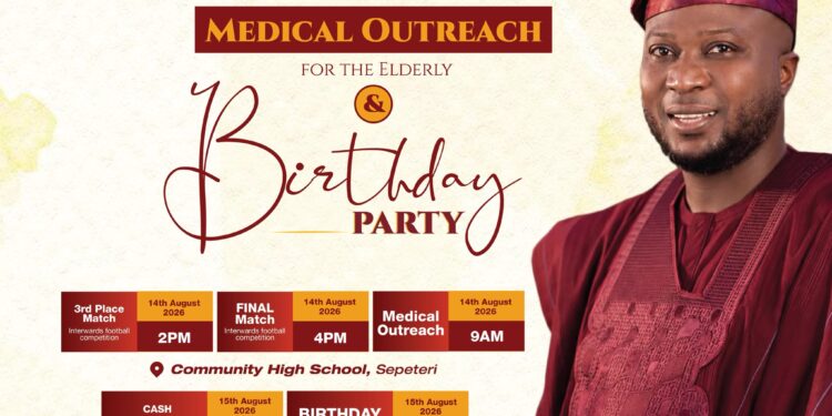 *Oyo Lawmaker, Wale Canada, To Mark Birthday With Football Competition, Medical Outreach, Cash Donation To Widows on August 14/15*