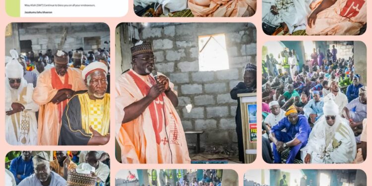 Oyo South APM Candidate, ODIDIOMO Donates 10m to Ago Ebira Central Mosque Reconstruction in Ibadan