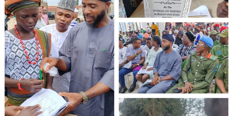 *Akintayo Demonstrates Commitment to Youth Development as Ibadan North-East Hosts Outstanding Students for One-Day Chairmanship Experience*