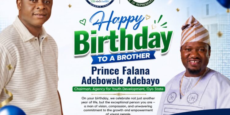 KSA Celebrates Oyo Youth Agency Chairman Falana Adebayo at Birthday, Commends His Commitment to Youth Development