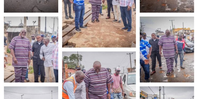 Oyo South Apm Candidate, Odidiomo. inspects Adeoyo Hospital Road, Assures Comprehensive Rehabilitation 