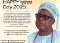 JUBRIL DOTUN SANUSI CELEBRATES TRADITIONAL WORSHIPPERS ON ISESE DAY 2026  Urges prayers for President Tinubu, Oyo State and Nigeria