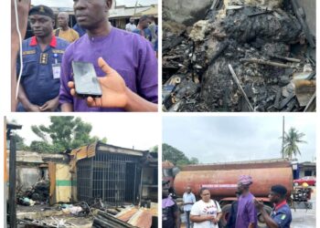 “We Share in Your Pain” – Hon. Kehinde Akande Comforts Victims of Railway Market Fire