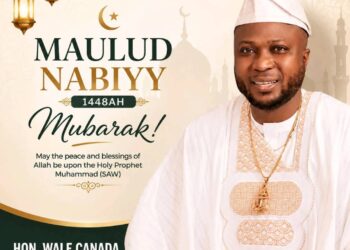 “ *Eid-el-Maulud: Let Us Embrace the Prophet’s Teachings of Peace, Love and Unity” — APM Candidate, Engr. Toheeb Adegoke ADLAT Felicitates Muslims*