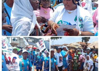 2027: Wife of Oluyole Reps candidate leads APM women on grassroots mobilization, door-to-door campaign